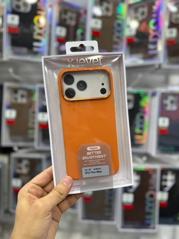 X-Level Better Enjoyment Leather Case - 17 Pro & 17 Pro Max
